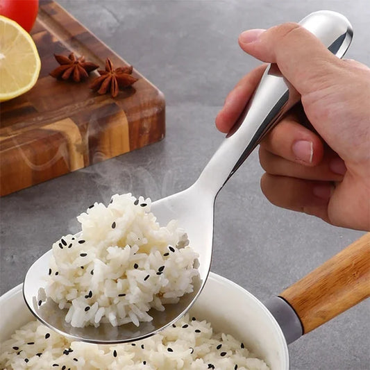 Thickened stainless steel non-stick rice spoon