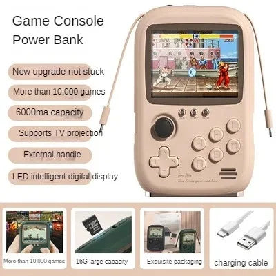 Portable Retro Mini Game Power Bank