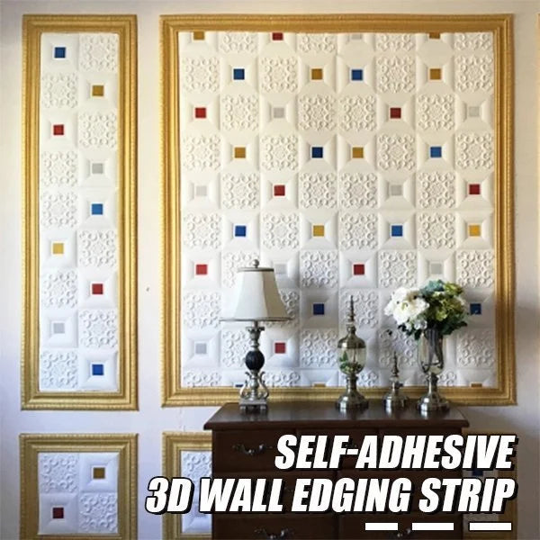 Self-Adhesive Environmental Protection 3D Wall Edging Strip