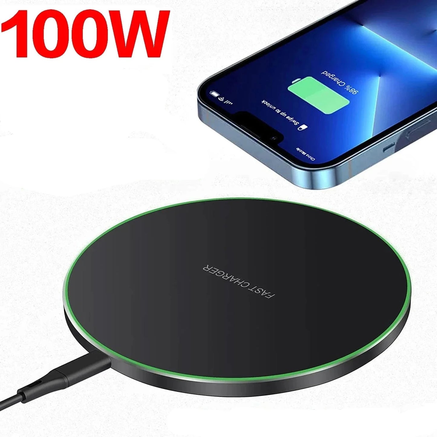 100W Wireless Charger Pad