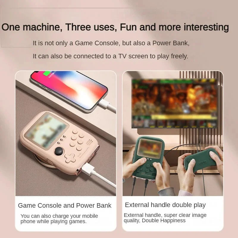 Portable Retro Mini Game Power Bank