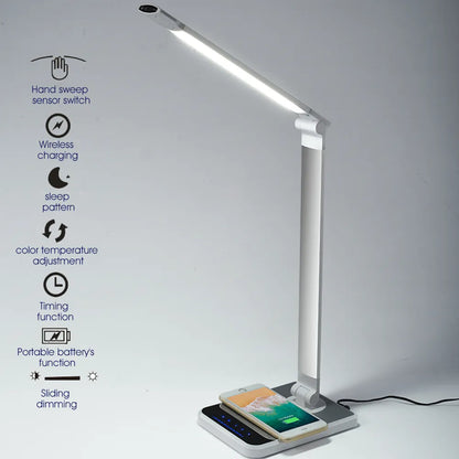 Wireless Charging Desk Lamp