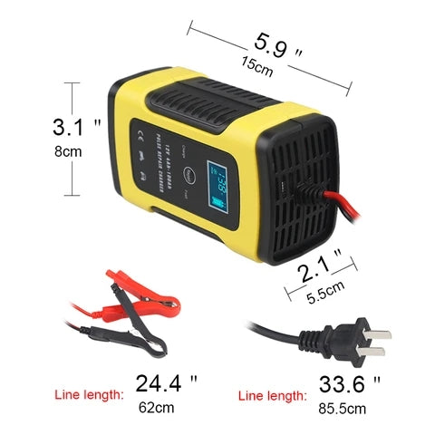 Intelligent Smart Car Battery Charger