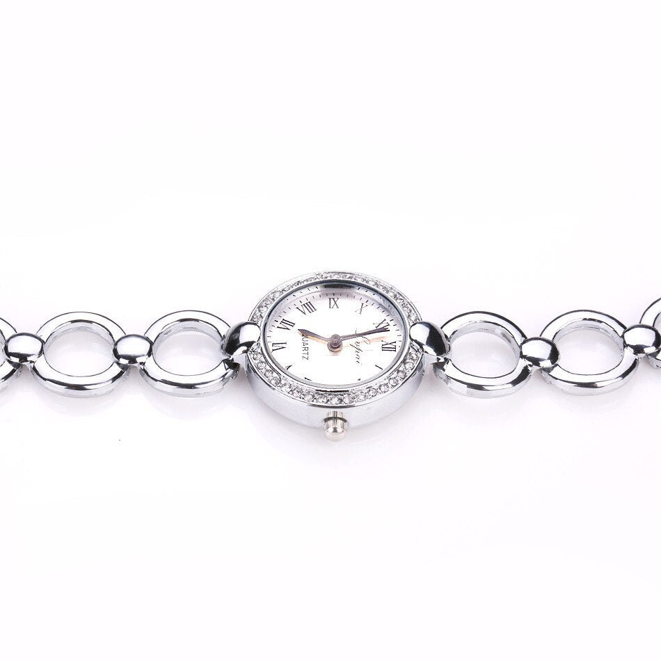 Luxury Silver Watch Bracelet