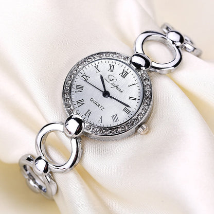 Luxury Silver Watch Bracelet