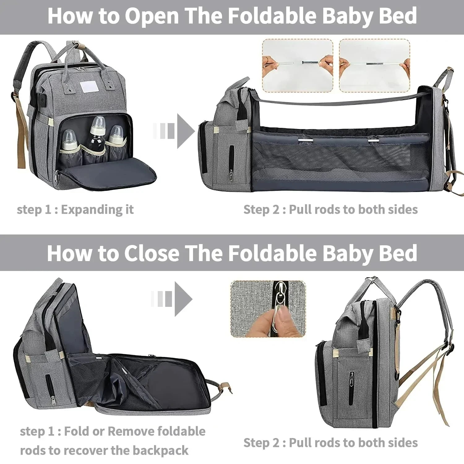 Baby Diaper Nappy Bag